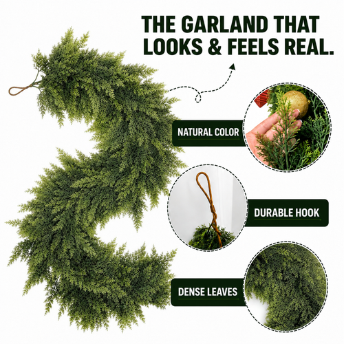 CedarHaven™ Faux Cedar Garlands