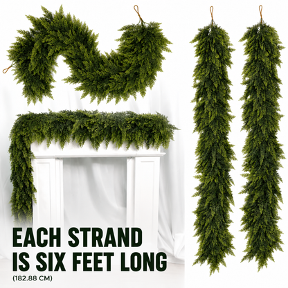 CedarHaven™ Faux Cedar Garlands