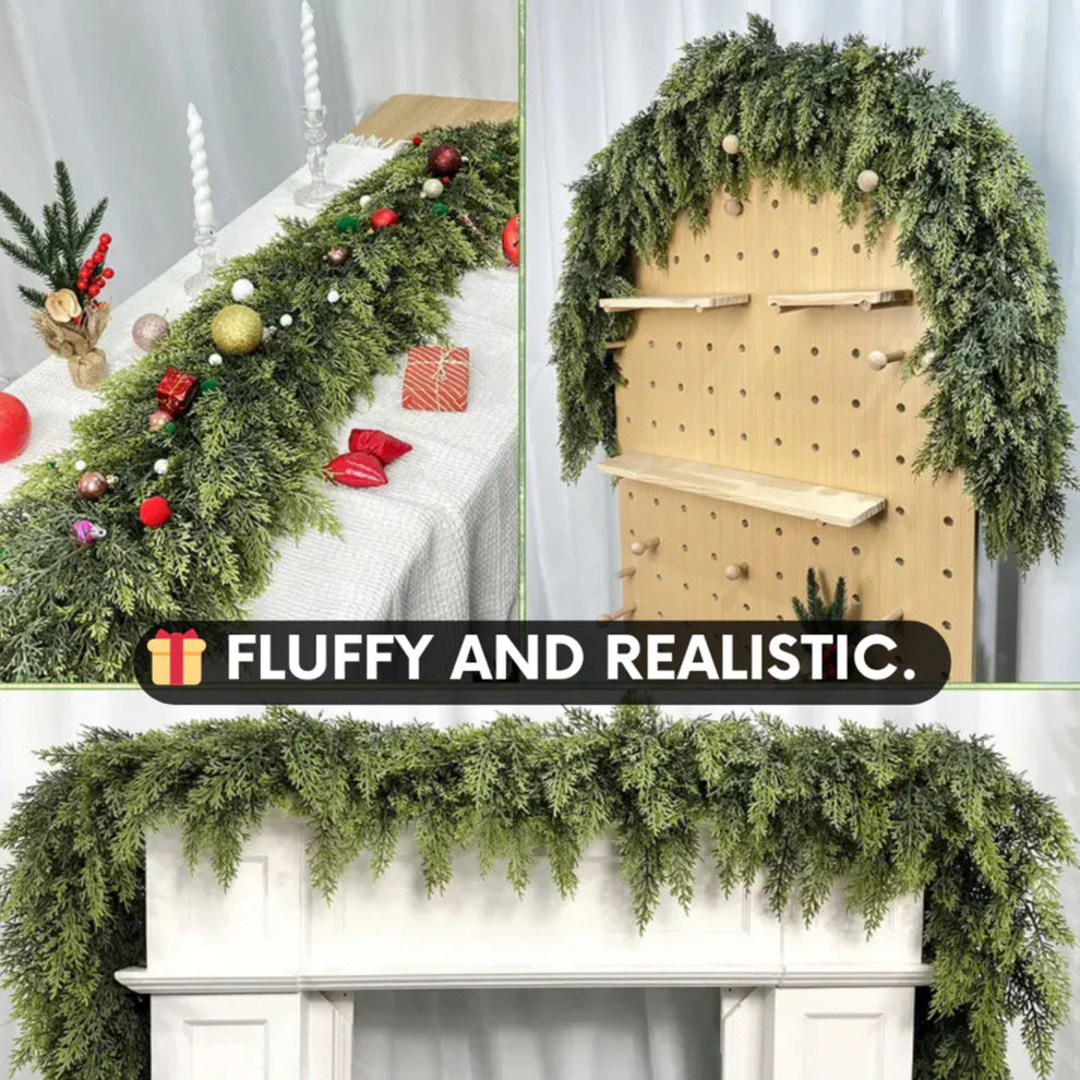 CedarHaven™ Faux Cedar Garlands