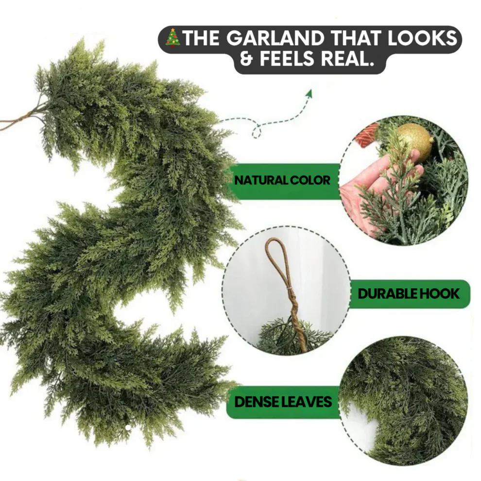 CedarHaven™ Faux Cedar Garlands